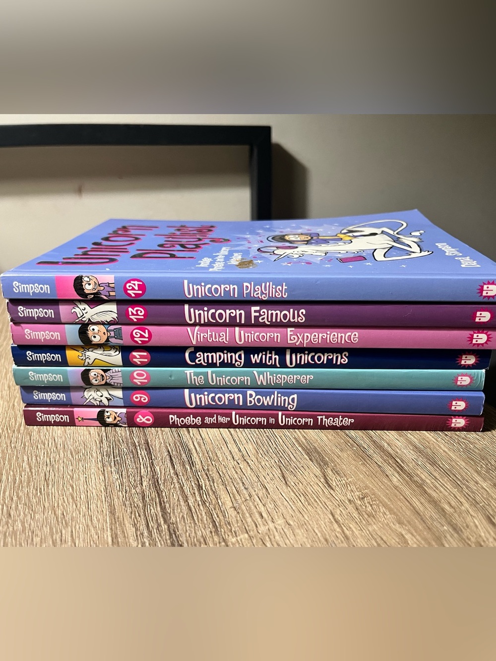 🦄 Phoebe and Her Unicorn Books 8–14 
by: Dana Simpson Graphic Novel Bundle